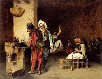 Arab or Arabic people and life. Orientalism oil paintings 60